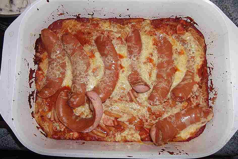 makkaroni-auflauf ,makkaroni mit wurst und tomatensauce ,nudelauflauf ,würstchen im schlafrock ,mettenden gerichte ,kartoffel rezepte